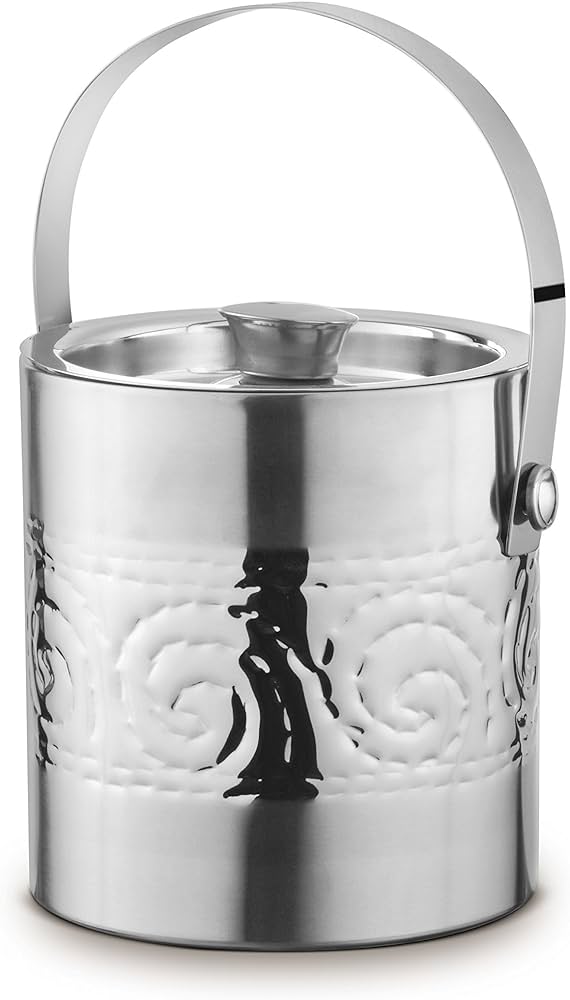 Classic essential Stainless Steel Ice Cube Bucket