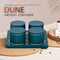SELVEL Dune Airtight Dry Fruit Container Tray Set- 4 Pieces Blue