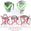 Sujata suitable Jar Lid/Cover - Fits Sujata medium jar (1000 ML) and Sujata Juicer Blender (1500 ML)