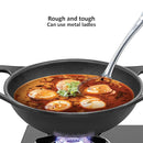 Futura 3.5 Litre , Cast Iron Kadai with Glass Lid (CIK35G)