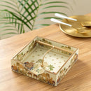Napkin/tissue/serviettes Holder with Gold Engraving | Pack of 1