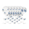 La Opala, Pearl Collection, Opal Glass Dinner Set 35 pcs, Indigo Bliss