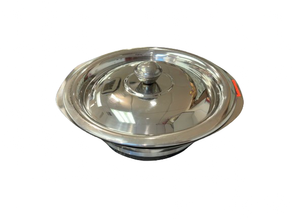 Steel Serving bowl with lid