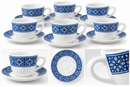 Borosil Cup and saucer set of 6