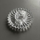 Feng Shui vastu Crystal Glass Turtle Crystal Tortoise Crystal kachua with Crystal Plate