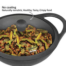 Futura 3.5 Litre , Cast Iron Kadai with Glass Lid (CIK35G)
