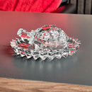Feng Shui vastu Crystal Glass Turtle Crystal Tortoise Crystal kachua with Crystal Plate