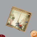 Napkin/tissue/serviettes Holder with Gold Engraving | Pack of 1