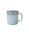 La Opala Opal Glass Coffee Mug 1 piece, Persian Silver, White 180 ml