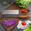 Butcher/ Chopper with Wood Handle