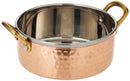 Copper Steel Serving Saucepan 2 sizes