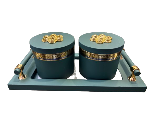 Utility/serving Container Phantom Plus 2 Set Acralic Containers with Airtight Lid (4 colours)