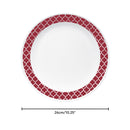 Corelle Crimson Trellis dinner plate (26cm) 1pc