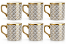 Mark Cup set of 6 Midas - Shaily Deco 1023