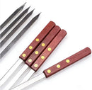 4-Piece Reusable BBQ Skewer Set