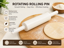 Commercial Polyethylene/nylon Rolling Pin Rolling Pin with Ball Bearings for bakery/pizza