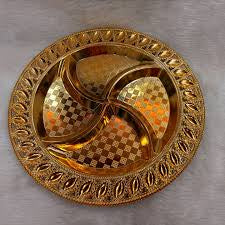 Serving tray/ Dry fruit Tray (Assorted colours)