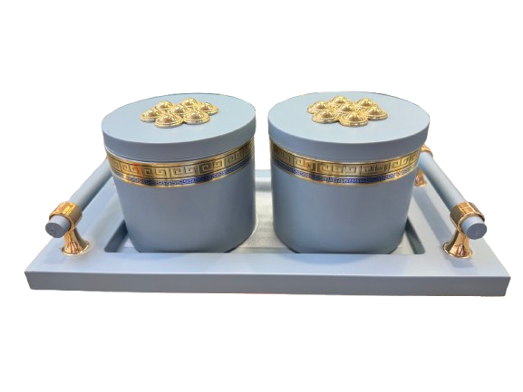 Utility/serving Container Phantom Plus 2 Set Acralic Containers with Airtight Lid (4 colours)