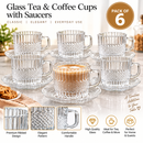 Cup and saucer set of 6 (Gin Olive)