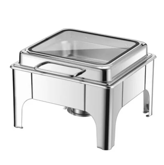 6L Hydraulic Chafing Dish Silver