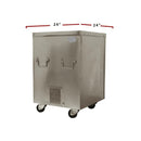 Commercial Charcoal Clay Tandoor 24" Double walled insulated (Inquire for other SIZES)