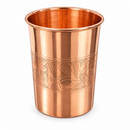 Copper Glass with Embossed design