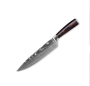 Chef Knife, Santoku Knife, Ultra Sharp Kitchen Knives, High Carbon SS
