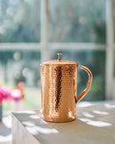 Pure Copper Jug - 1.5L and 2L Hammered Copper Jug (Hammered)