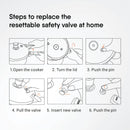 Stahl Resettable Safety Valve/ Pressure Indicator 1pc