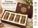 Dry fruit slider Box with 4 glass jars
