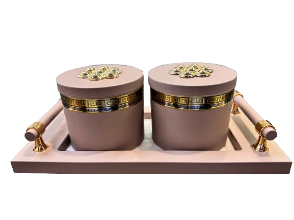 Utility/serving Container Phantom Plus 2 Set Acralic Containers with Airtight Lid (4 colours)