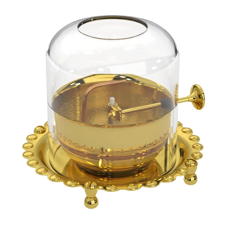 Akhand Diya with adjustable wick 2 sizes