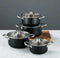 Stainless Steel Cooking Pot with lid -(8 Pcs Set)