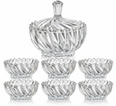 Clear Crystal Glass Decorative Bowl