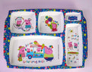 Servewell Dinner 5 Partition/Section Plate kids New