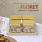 Selvel Polypropylene Utility/serving Container  (Pack of 4, )Floret