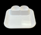 Servewell chip & dip Serving Platter white
