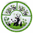 Kids plates 3 section assorted
