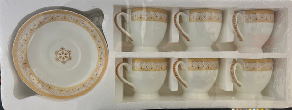 Mark Cup and saucer set of 6 NV9005-ST2 Design 4