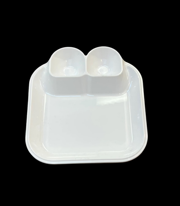 Servewell chip & dip Serving Platter white