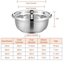 Stainless steel Vegetables Colander rice sieve strainer bowl