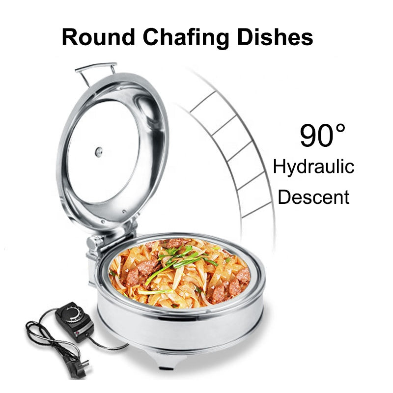 Electric Chafing dish/ Bain Marie Hot Food Warmer 1 GN 6 Litre