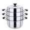 4 Layer Stainless Steel Steamer Pot Size 28cm-36cm For Home