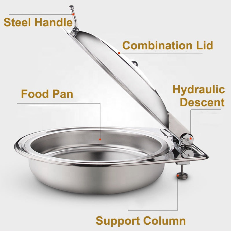 Electric Chafing dish/ Bain Marie Hot Food Warmer 1 GN 6 Litre