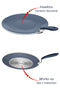 Hawkins Ceramic Nonstick Tava 26cm ,28cm Induction base ICT26, 28