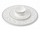 Larah by Borosil Jasper Flare Opalware Dinner Set | 37 Pieces