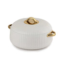 Cello Hot Pot Casserole AURUM Insulated White/Brown/grey 1500ml