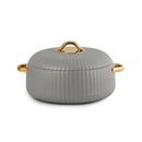 Cello Hot Pot Casserole AURUM Insulated White/Brown/grey 1500ml