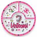 Kids plates 3 section assorted