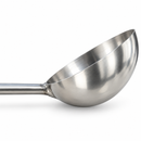 Wok Ladle Cooking Scoop Stainless Steel wooden handle 10cm Dia.